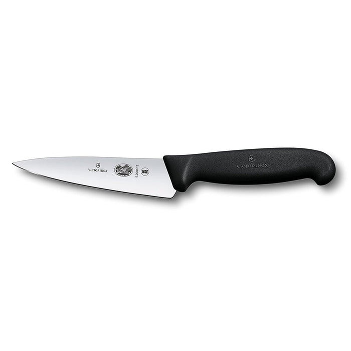 Victorinox - Fibrox Pro Chef Knife, Straight, 5 ", Black