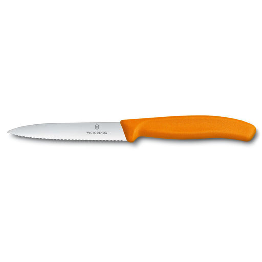 VICTORINOX Swiss 4 Blade Kitchen Steak Paring Knife - Serrated POINT TIP