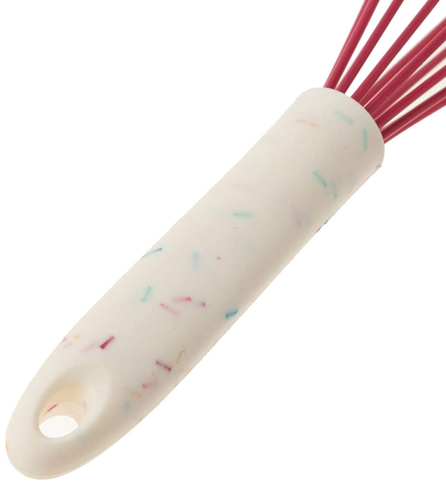 Trudeau - Silicone Whisk, Confetti/Fuchsia, 10''