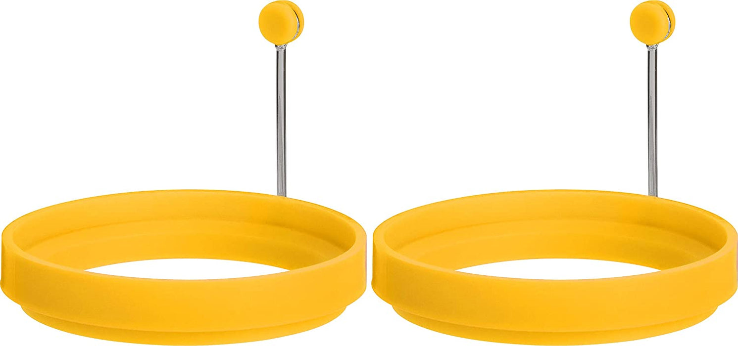 Trudeau - Standard, Yellow Maison Set of 2 Egg Rings 