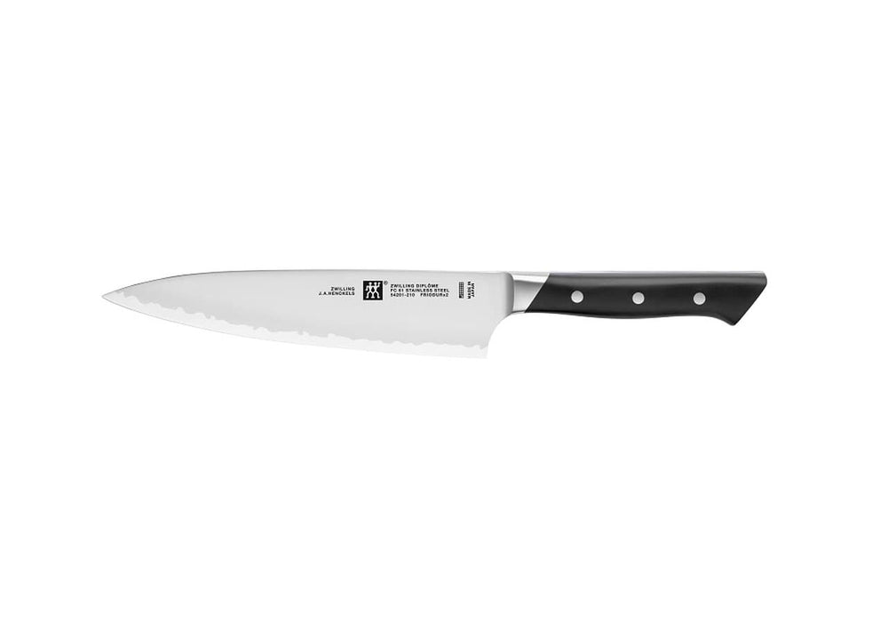 Zwilling - Diplome Chef Knife, Straight, Spear Tip, 8", Black