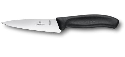 Victorinox - Swiss Classic Chef Knife, Straight, 5 Inch Black, (Blistered Pkg)