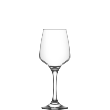 Vikko Décor Silver Ombre White Wine Glasses