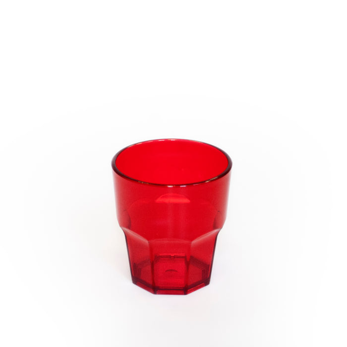 Omada - Octagonal, Red Ruby Acrylic Tumbler, 10.15 Oz