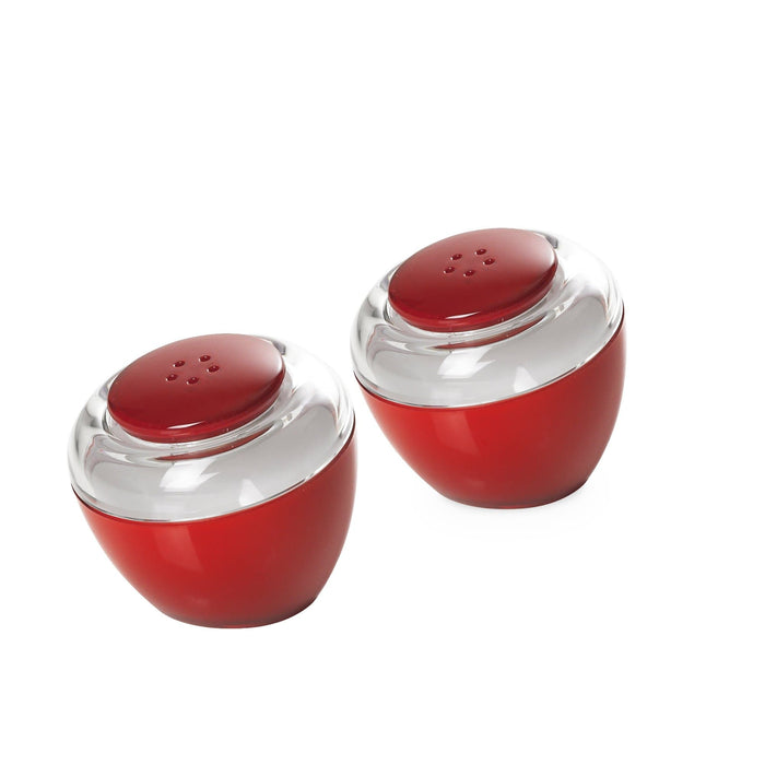 Omada - Movida, Red Acrylic Salt Shaker, 2.5 Oz, Set Of 2..