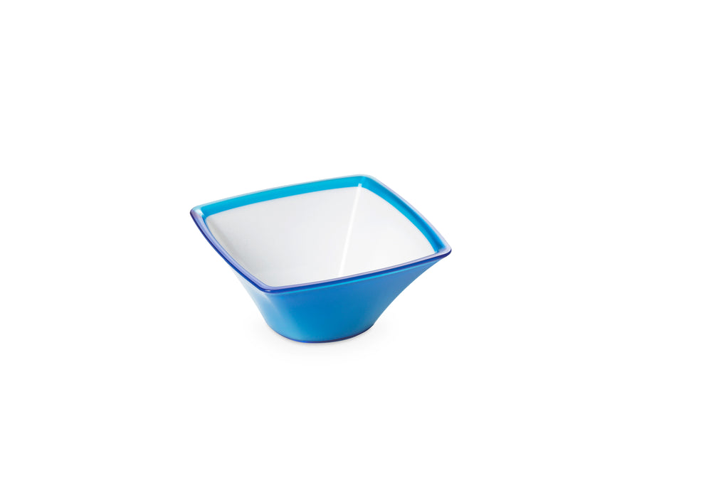 Omada - Square, Small Turquoise Acrylic Bowl, 17 Oz, 5.31'' X 2.36'' h