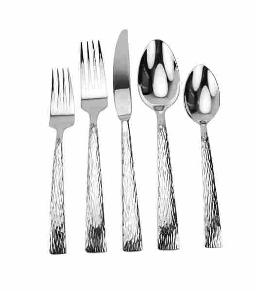 David Shaw- Mirror, 18/10 Ss Flatware Mali 20 Pc Set, Service For 4