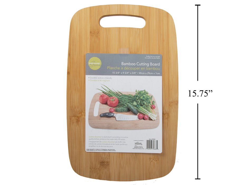 Luciano Gourmet - Bamboo Cutting Board, 15.75" X 10"