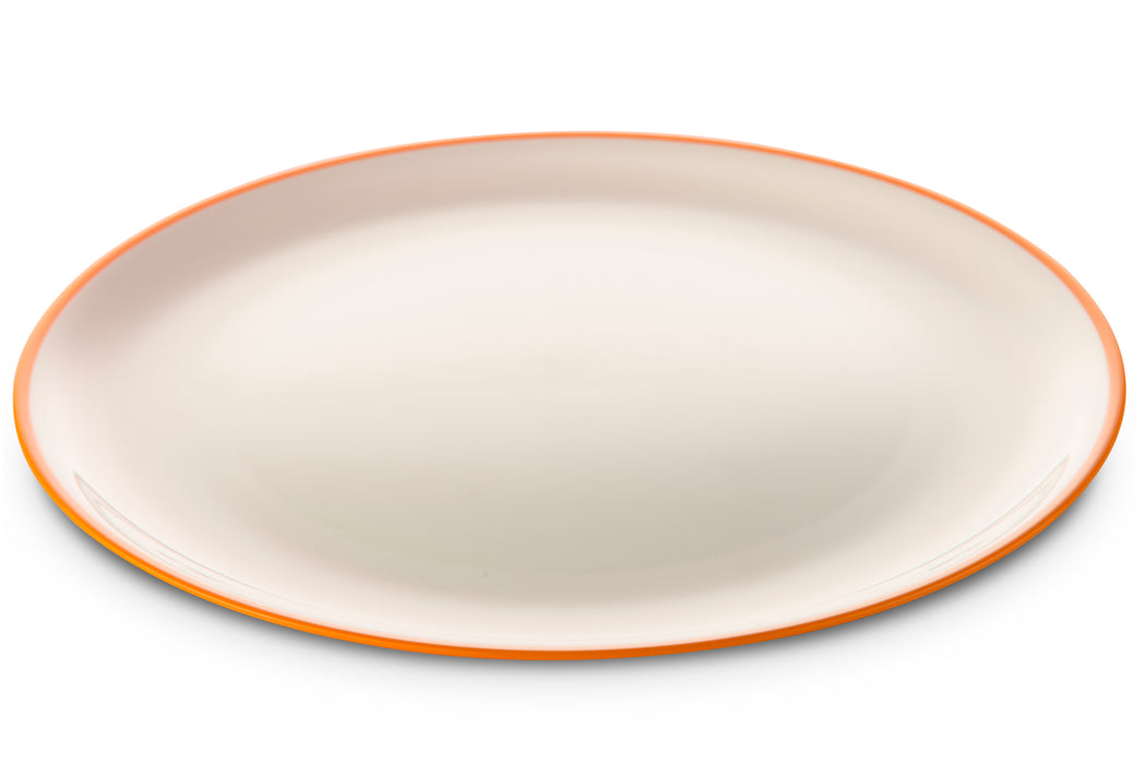 Omada - Sanaliving Orange, Polypropylene, Dinner Plate, 9.15'' Microwave Safe,