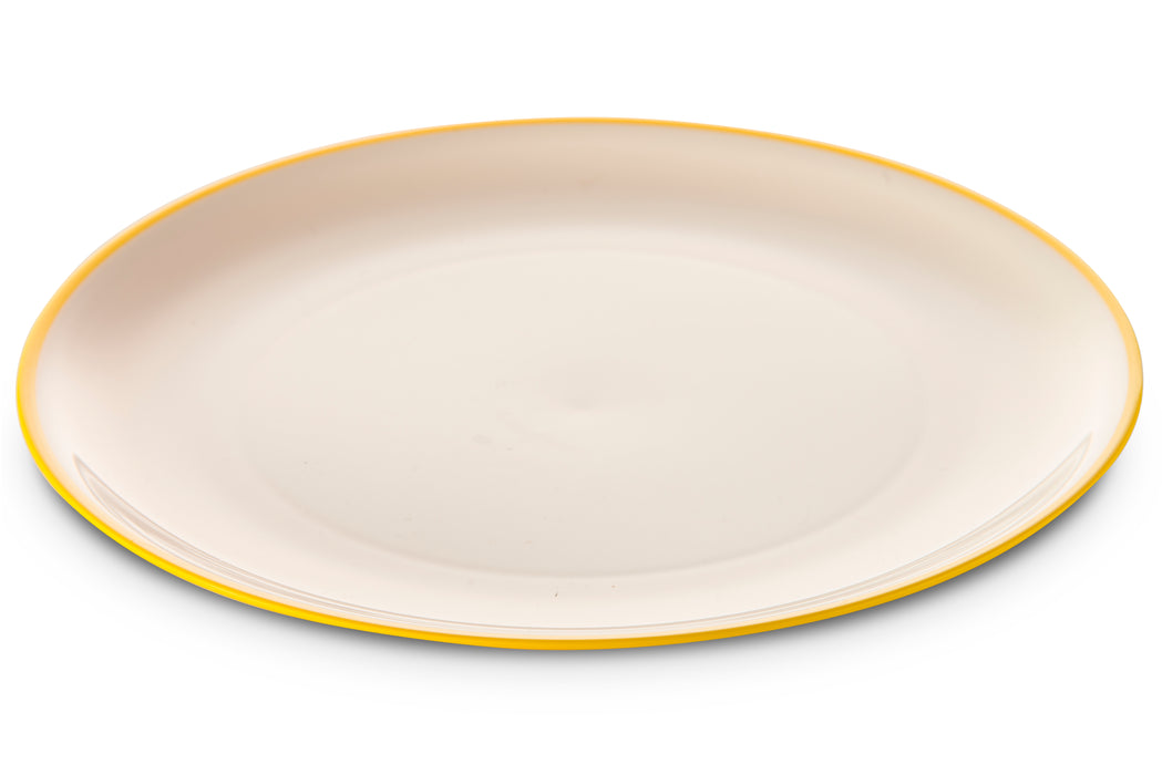 Omada - Sanaliving Yellowlemon, Polypropylene, Dinner Plate, 9.15'' Microwave Safe,