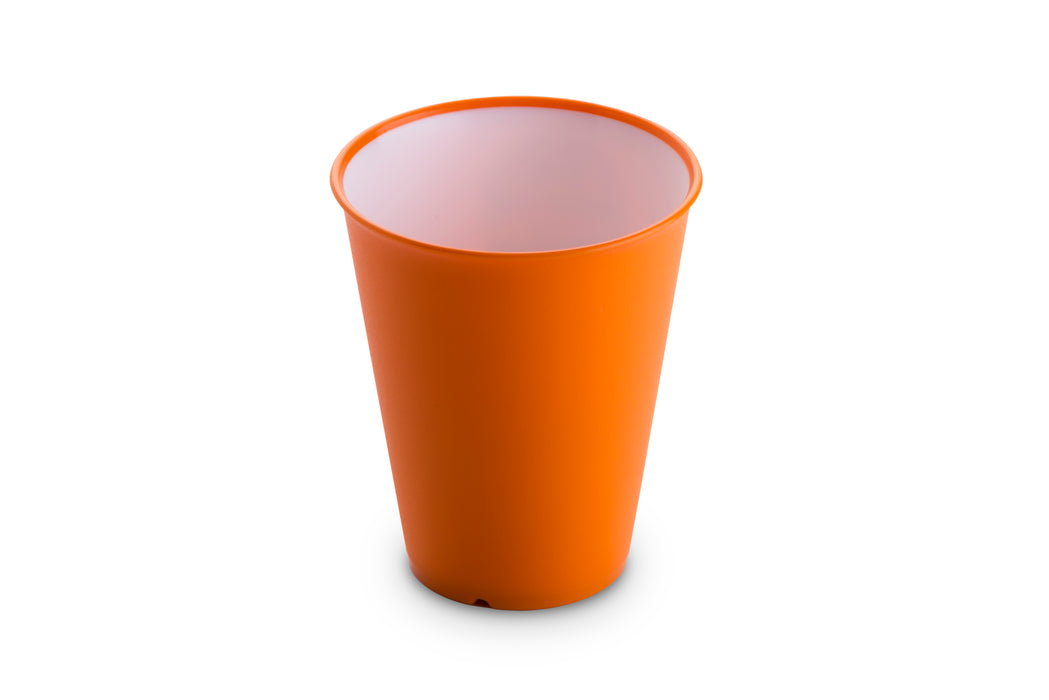 Omada - Sanaliving Orange, Violett, Polypropylene, Drinking Cup, 8.8 Microwave Safe,