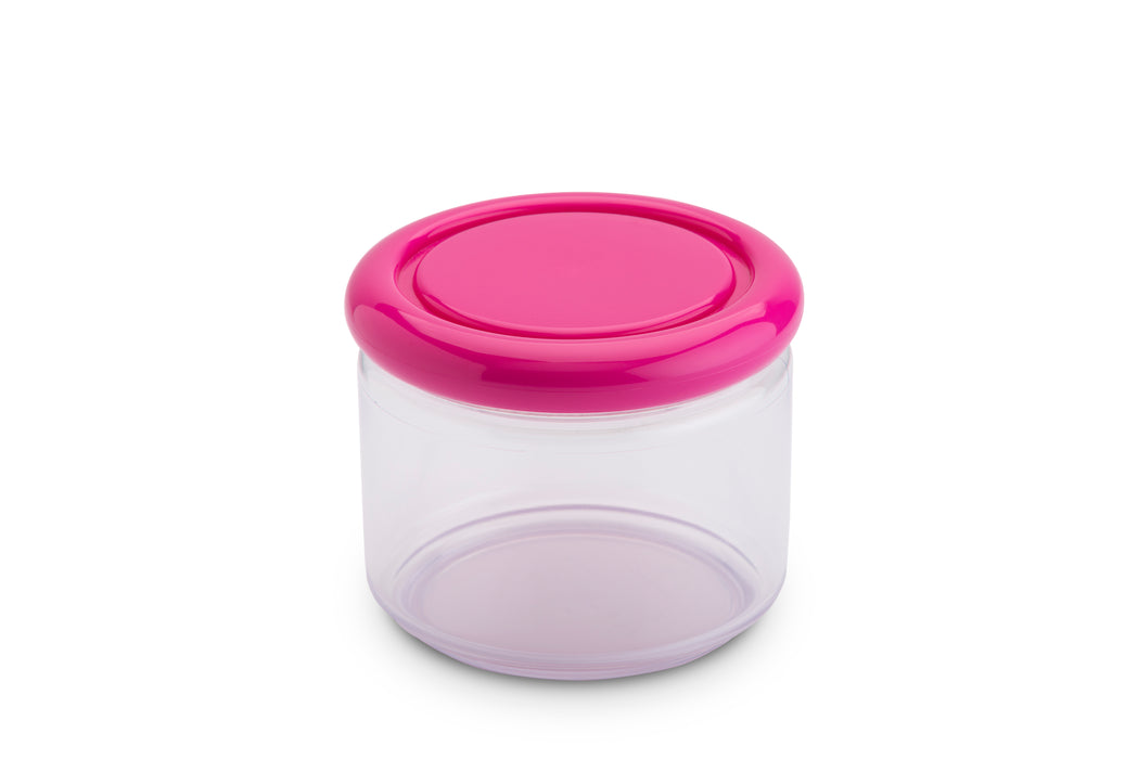 Omada - Sanaliving Fuxia, Polypropylene, Food Storage Container, 17 Oz, Microwave Safe,