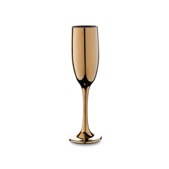 Vikko Decor - Gold, Gradual, Champagne Glass, 6 Oz