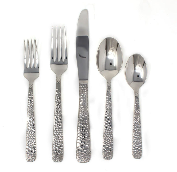 David Shaw- Mirror, 18/10 Ss, Alligator 20 Pc Flatware Set, Service For 4