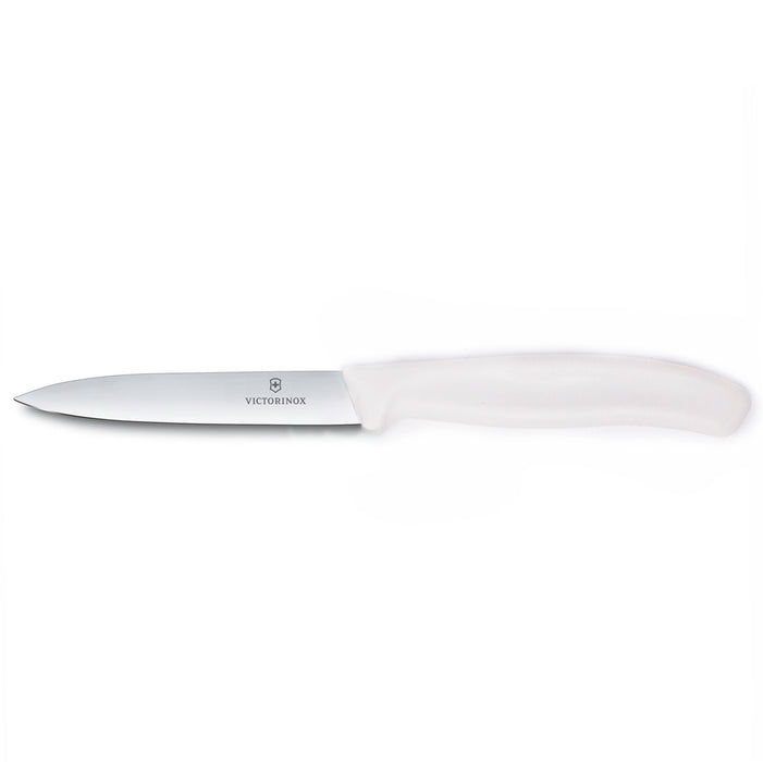 Victorinox - Swiss Classic Paring Knife, Straight, Spear Tip, 4", White