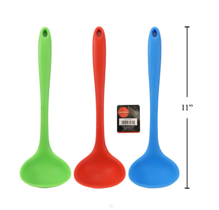 Luciano Gourmet, Silicone Ladle 11'' Red
