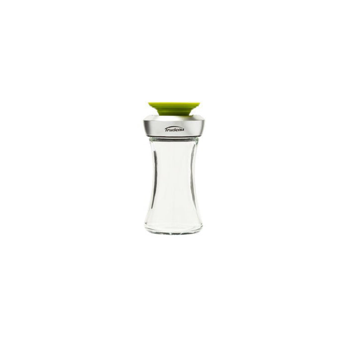 Trudeau - Glass, Pop Salt & Pepper Shaker, Green Top