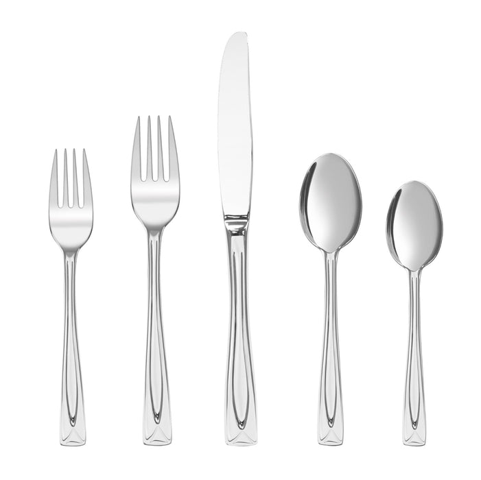 David Shaw - Tuxedo Satin, 18/10 SS Flatware 20 Pc Set