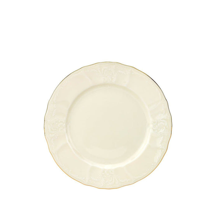 Vikko Luxe - Bernadotte Gold, Ivory, 8.25'' Salad Plate