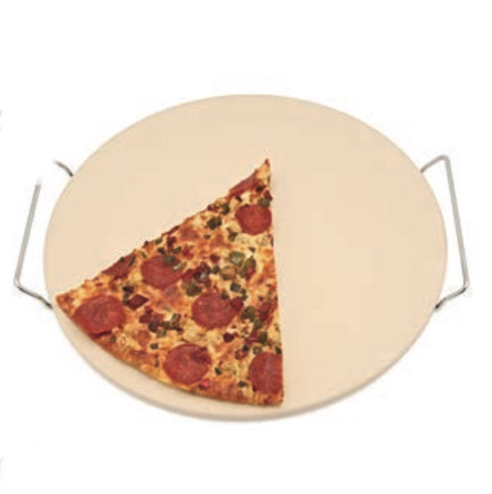 HW - Round Pizza Stone W/ Rack, 15"