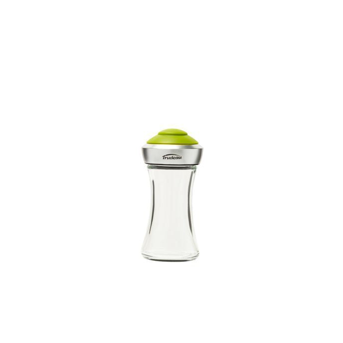 Trudeau - Glass, Pop Salt & Pepper Shaker, Green Top