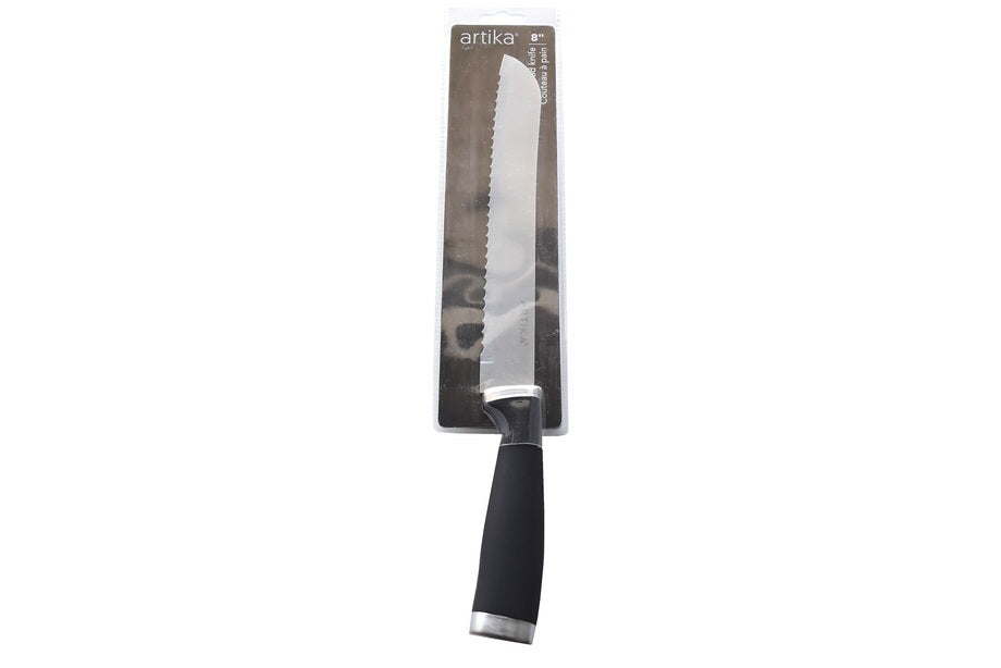 Artika - Bread Bread knife, Serrated, Slanted Tip, 8", Black