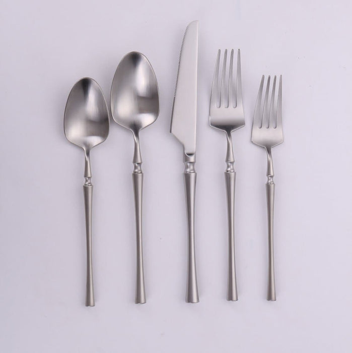 Vikko Dine - Irene, Brushed Silver, 18/10 Flatware, 20 Pc Set, Service For 4