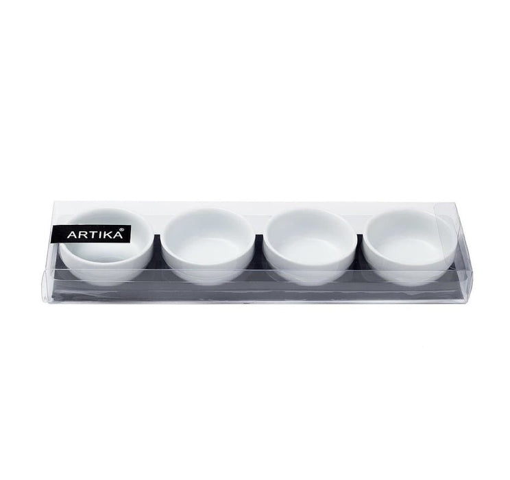 Artika - Mini Round Appetizer Bowl,  4 Pk, White