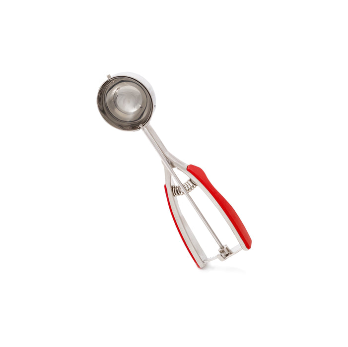 Millvado - SS Ice Cream Scoop With Soft Grip Handles, Large 2.4'' Dia  Red