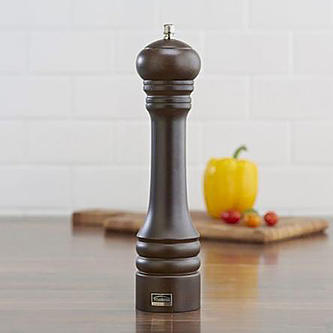 Trudeau - Professional Wood Pepper Mill, Chocolate, 12"