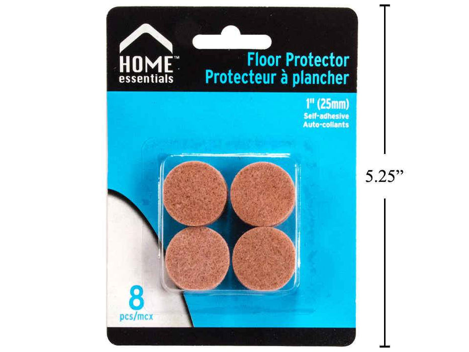 Home Essentials - Floor Felt Protectors, 8-Pc 1"