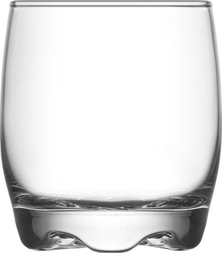 LAV Adora 6-Piece Colored Bottom Drinking Glasses Set, 9.75 oz