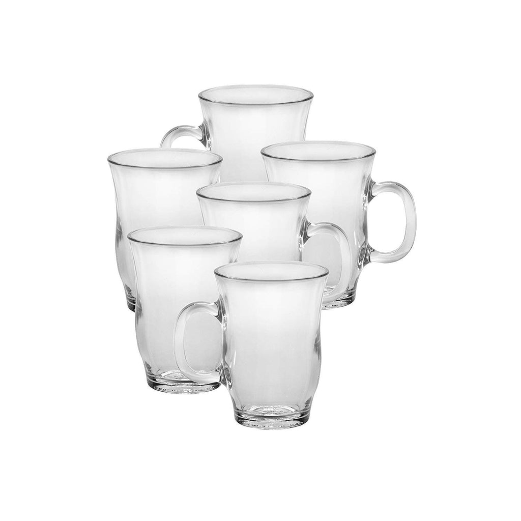 Duralex- Glass Mug, Eiffel, 8.5 Oz, Pk 6